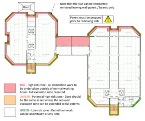 Technical Drawing of the LPS demolition of Coventry Point