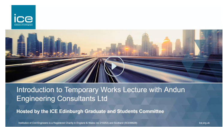 ICE Temporary Works Lecture