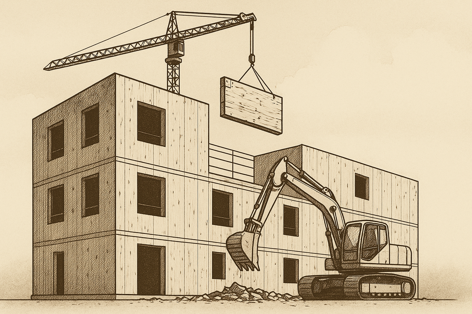 CLT Structure Demolition Engineering Considerations